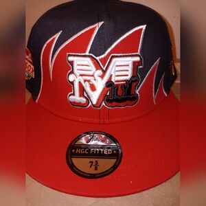 Memphis Red Sox HGC Fitted Cap - Red and Black